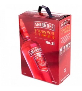 Водка Smirnoff Redberry 3 л в тетрапаке